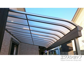 のテラス屋根 ヴェクターテラス R型 テラスタイプ 単体 積雪〜20cm対応 施工例