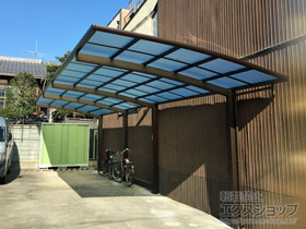 のカーポート レイナポートグラン 縦連棟　積雪〜20cm対応 施工例