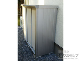 の物置・屋外倉庫 エスモ 一般型 1497×650×1501 ESE-1506E-PW 施工例