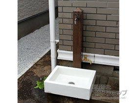 の機能門柱・ポスト 水栓ユニット モ・エットL シンプルパンセット 施工例