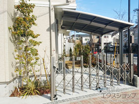 のカーポート ネスカR (ラウンドスタイル) 積雪〜20cm対応 施工例