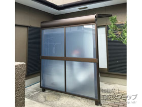 のテラス屋根 ヴェクターテラス F型 テラスタイプ 単体 積雪〜20cm対応 施工例