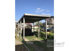 のカーポート テリオスポートIII 3000 角柱6本柱 積雪〜100cm対応 施工例