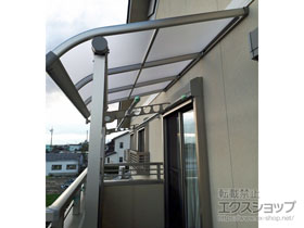 のバルコニー・ベランダ屋根 ヴェクターテラス R型 屋根タイプ 単体 積雪〜20cm対応 施工例