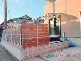 のテラス屋根 ヴェクターテラス R型 テラスタイプ 単体 積雪〜20cm対応 施工例