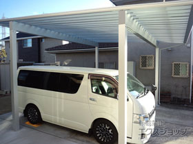 のカーポート エフルージュ ツイン50 積雪〜50cm対応 施工例