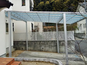 のカーポート エフルージュ ツイン 積雪〜20cm対応 施工例