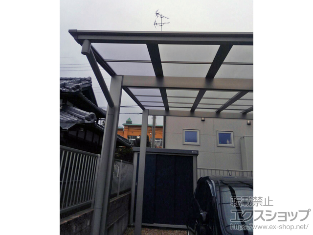 のカーポート 【補修工事】ネスカF ワイド 積雪〜20cm対応 施工例