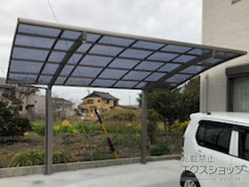 のカーポート フーゴR (ラウンドスタイル) 積雪〜20cm対応 施工例