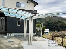 のカーポート レイナポートグラン Y合掌　積雪〜20cm対応 施工例