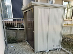 の物置・屋外倉庫 Mr.ストックマンダンディ 一般型 2200×1406×2110 ND-2214-B 施工例