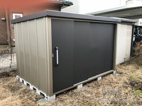 の物置・屋外倉庫 エスケーエイト SK8S-180 多雪型 3000×2000×1940 SK8S-180-GK 施工例