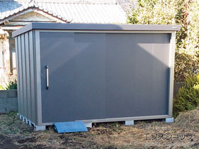 の物置・屋外倉庫 エスケーエイト SK8-180 一般型 3000×2000×1940 SK8-180-GK 施工例