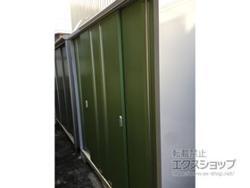 の物置・屋外倉庫 シンプリー 一般型 1940×615×1903（MJX-196E） MJX-196E-LG 施工例