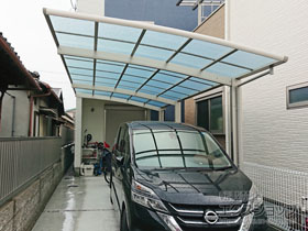 のカーポート レイナポートグラン 延長　積雪〜20cm対応 施工例