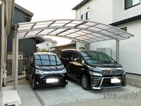 YKKAPのカーポート レイナツインポートグラン　積雪～20cm対応 施工例