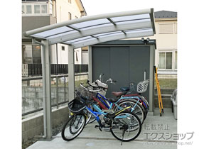 のサイクルポート・駐輪場 レイナポートグランミニ 積雪〜20cm対応 施工例