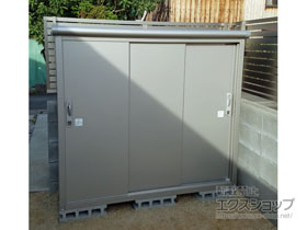 の物置・屋外倉庫 エスモ 一般型 1650×520×1501（ESE-1605E） ESE-1605E-SS 施工例