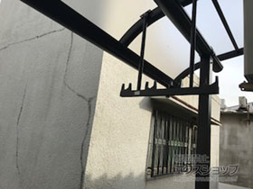 のバルコニー・ベランダ屋根 ヴェクターテラス R型 屋根タイプ 単体 積雪〜20cm対応 施工例