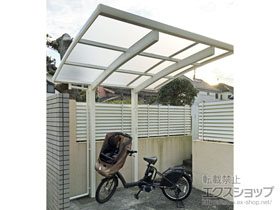 のサイクルポート・駐輪場 レイナポートグランミニ 積雪〜20cm対応 施工例