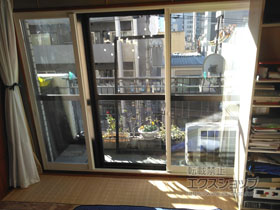 の二重窓（内窓） インプラス ダストバリア仕様 引違い窓 3枚建（内内外仕様） 施工例