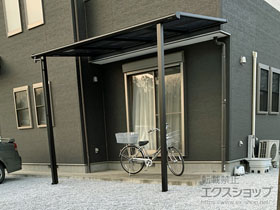 のテラス屋根 プレシオステラス F型 テラスタイプ 単体 積雪〜20cm対応 施工例