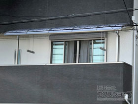 のバルコニー・ベランダ屋根 スピーネ R型 屋根タイプ 単体 積雪〜20cm対応 施工例