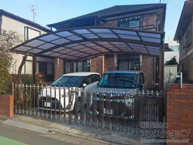 YKKAPのカーポート レイナツインポートグラン　積雪～20cm対応 施工例