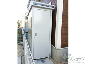 の物置・屋外倉庫 エルモ 一般型 820×1520×2120（LMD-0815） LMD-0815-CB 施工例
