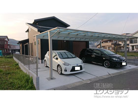 のカーポート エフルージュ トリプル 積雪〜20cm対応 施工例