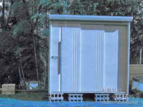 の物置・屋外倉庫 Mr.ストックマンダンディ 一般型 2200×1590×2110（ND-2215） ND-2215-W 施工例