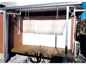 のテラス屋根 ヴェクターテラス R型 テラスタイプ 単体 積雪〜20cm対応 施工例