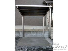 サイクルポート ネスカRミニ (ラウンドスタイル) 積雪〜20cm対応 施工例