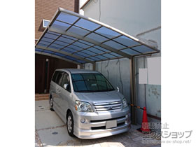 のカーポート ネスカR (ラウンドスタイル) 延長 積雪〜20cm対応 施工例