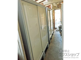 の物置・屋外倉庫 シンプリー 一般型 1520×615×1603 MJX-156D-P【FW】 施工例