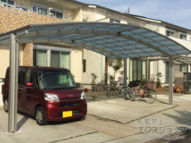 のカーポート レイナトリプルポートグラン　積雪〜20cm対応 施工例