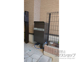 の機能門柱・ポスト 宅配ポスト ケイト ポストなし 右開きタイプ 施工例