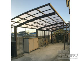 のカーポート レイナポートグラン 縦連棟　積雪〜20cm対応 施工例