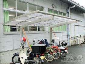 のサイクルポート・駐輪場 レイナポートグランミニ 積雪〜20cm対応 施工例