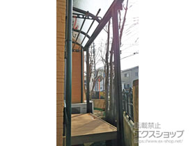 のテラス屋根 ヴェクターテラス R型 テラスタイプ 単体 積雪〜20cm対応 施工例