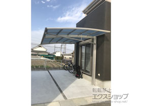 のカーポート レイナポートREグラン 前下がり 積雪〜20cm対応 施工例