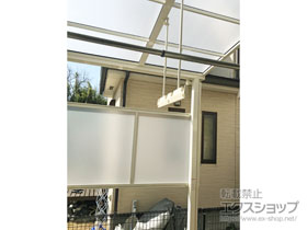 のテラス屋根 スピーネ F型 テラスタイプ 単体 積雪〜20cm対応 施工例