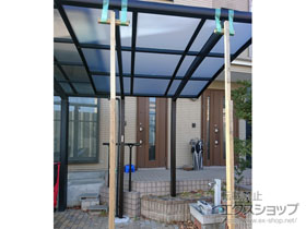 のサイクルポート・駐輪場 レイナポートグランミニ 積雪〜20cm対応 施工例