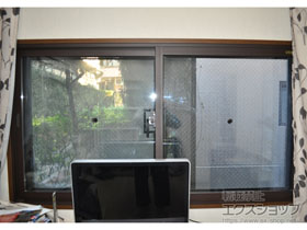 の二重窓（内窓） インプラス ダストバリア仕様 引違い窓 2枚建 施工例