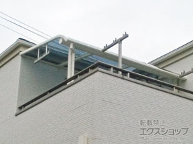 のバルコニー・ベランダ屋根 ヴェクターテラス R型 屋根タイプ 単体 積雪〜20cm対応 施工例