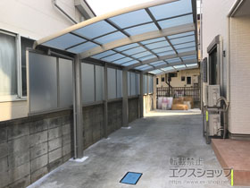 のカーポート レイナポートグラン 縦連棟　積雪〜20cm対応 施工例