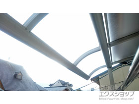 のバルコニー・ベランダ屋根 ヴェクターテラス R型 屋根タイプ 単体 積雪〜20cm対応 施工例