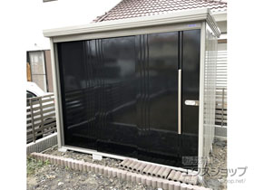 の物置・屋外倉庫 Mr.ストックマンダンディ 一般型 結露減少型 2532×1738×2110（ND-Z2517） ND-Z2517-K 施工例