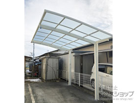 のカーポート ネスカR (ラウンドスタイル) 積雪〜20cm対応 施工例