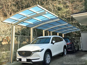 のカーポート レイナポートグラン50 縦連棟 積雪50cm対応 施工例